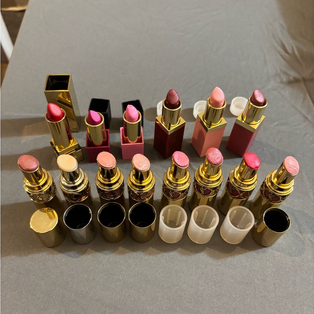 Yves Saint Laurent Rouge Volupté Lipstick Bundle Set 5 Lip color Variety Pack - Picture 10 of 14